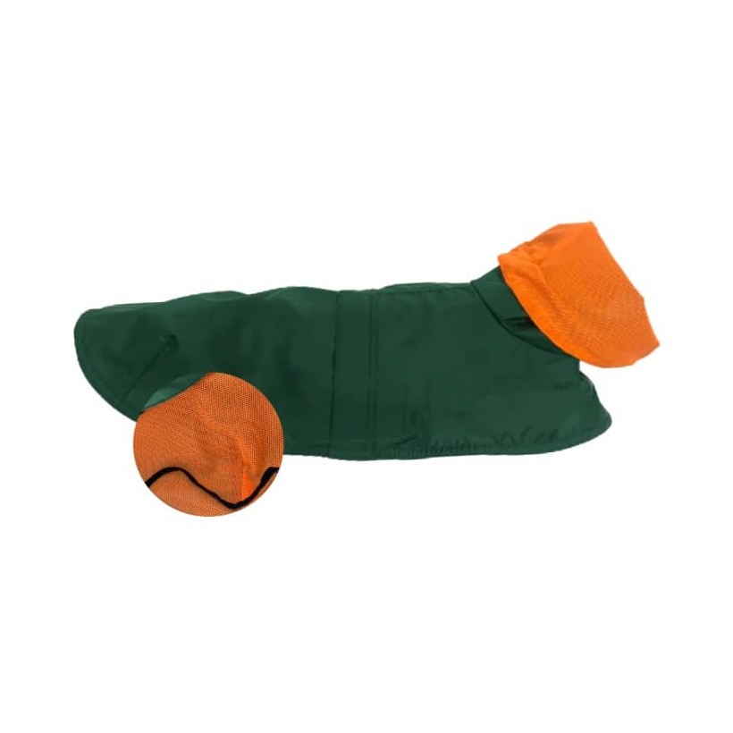 Chubasquero Tintin Air Green vista lateral Chubasquero Tintin Air Green vista lateral