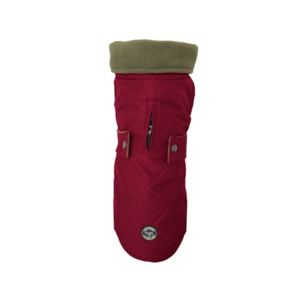 Abrigo impermeable Maxi Wine vista frontal