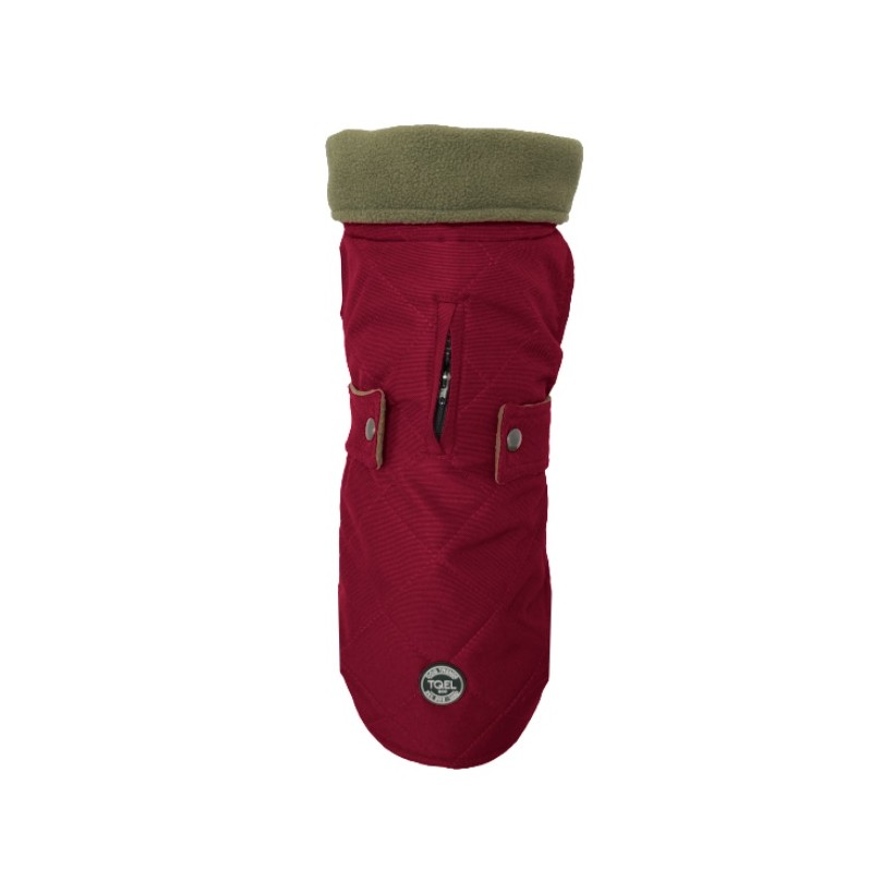 Abrigo impermeable Maxi Wine vista frontal