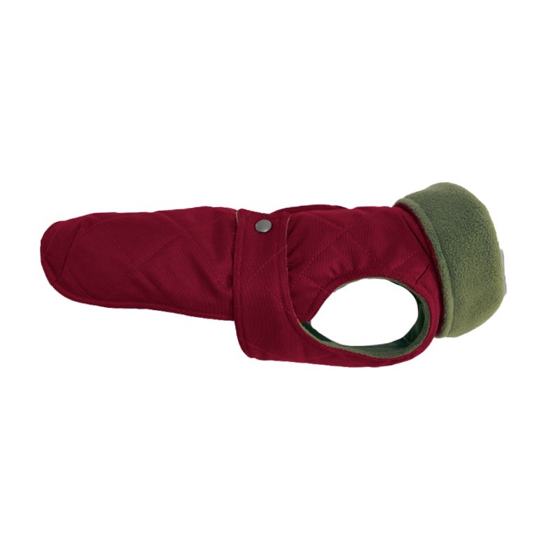 Abrigo impermeable Maxi Wine vista lateral