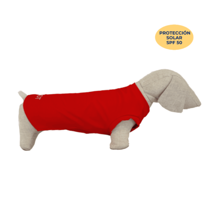 Camiseta protección solar perros