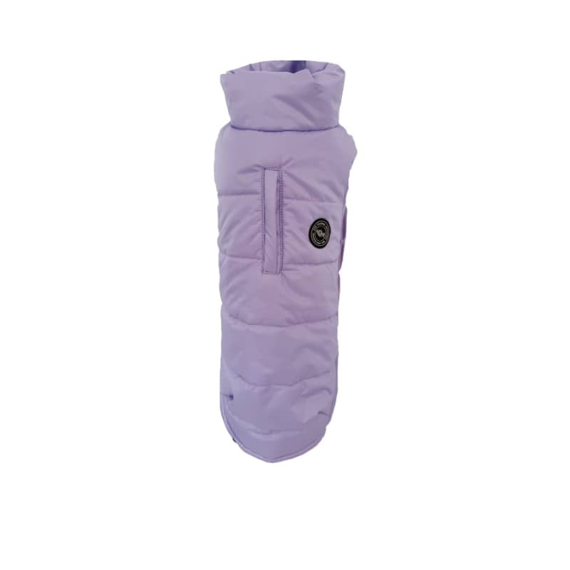 Plumas para perros morado