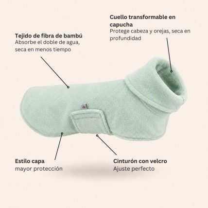 Albornoz para perros
