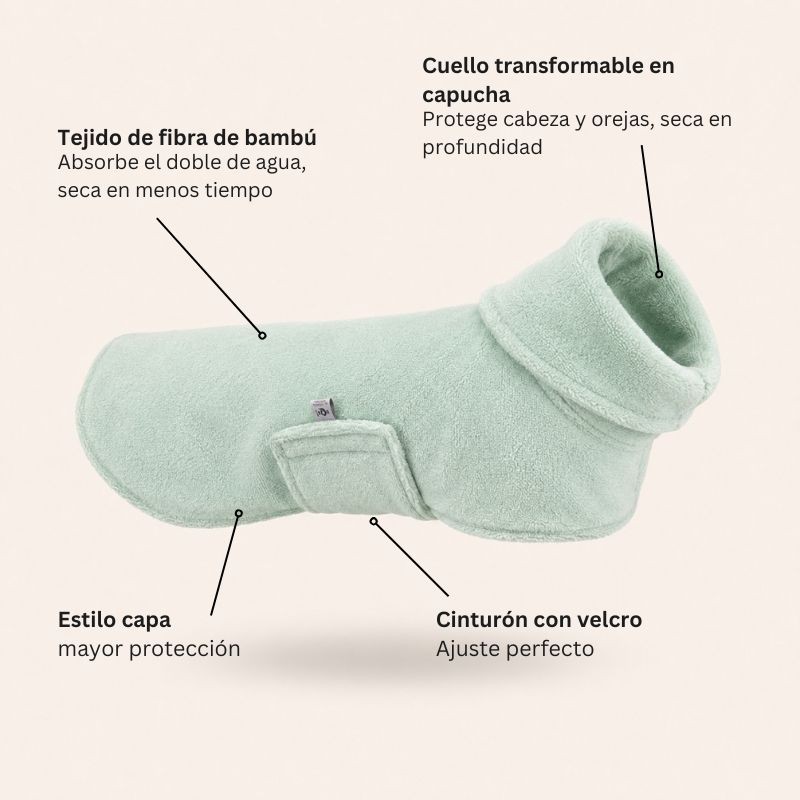 Albornoz para perros