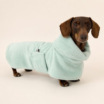 Albornoz Spa Mint para perros
