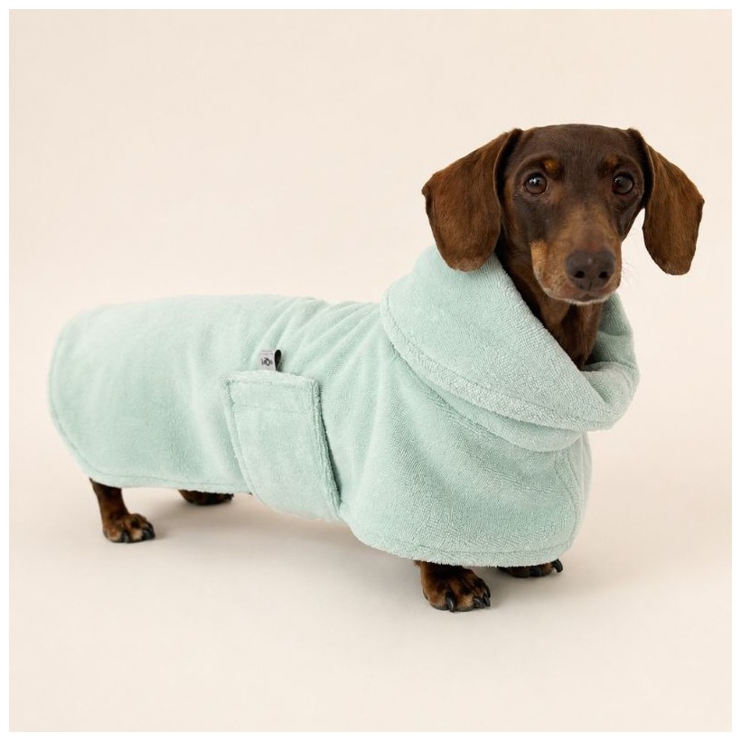 Albornoz Spa Mint para perros