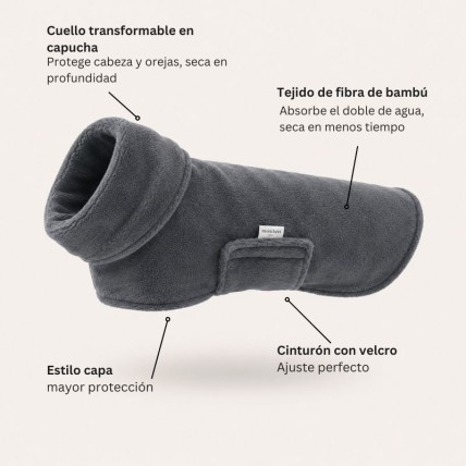 Toalla bambú para perros