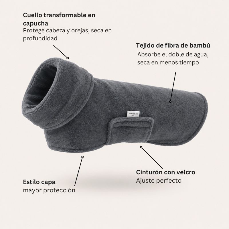 Toalla bambú para perros