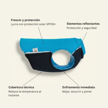 Chaleco refrescante perros