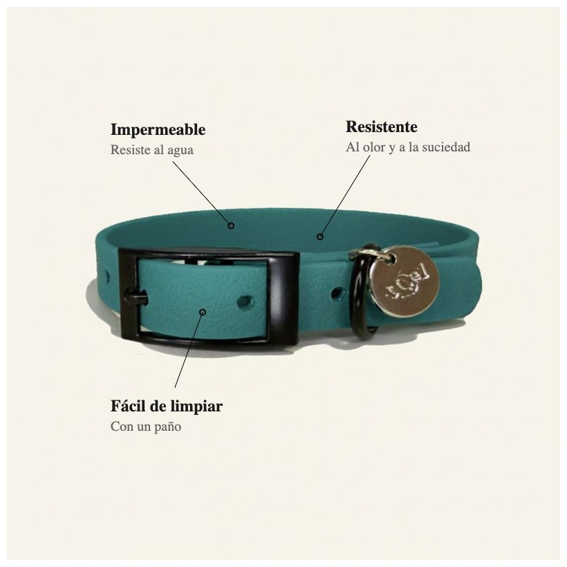 Collar para perro para agua