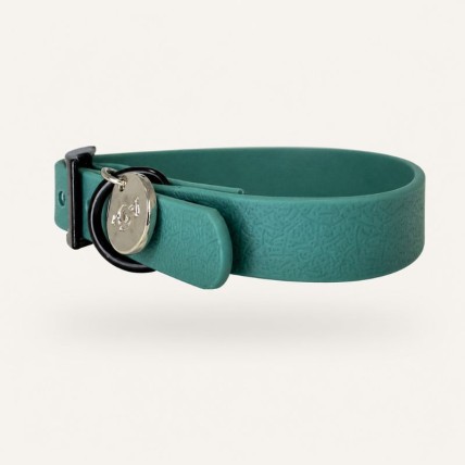 Collar impermeable para perros verde