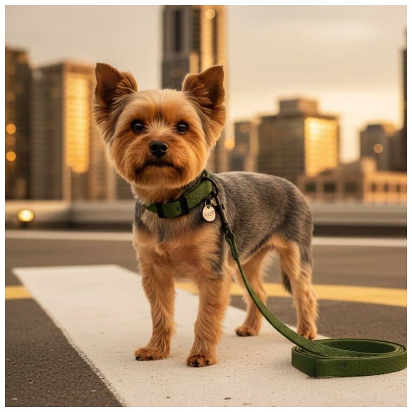 correa para perros verde