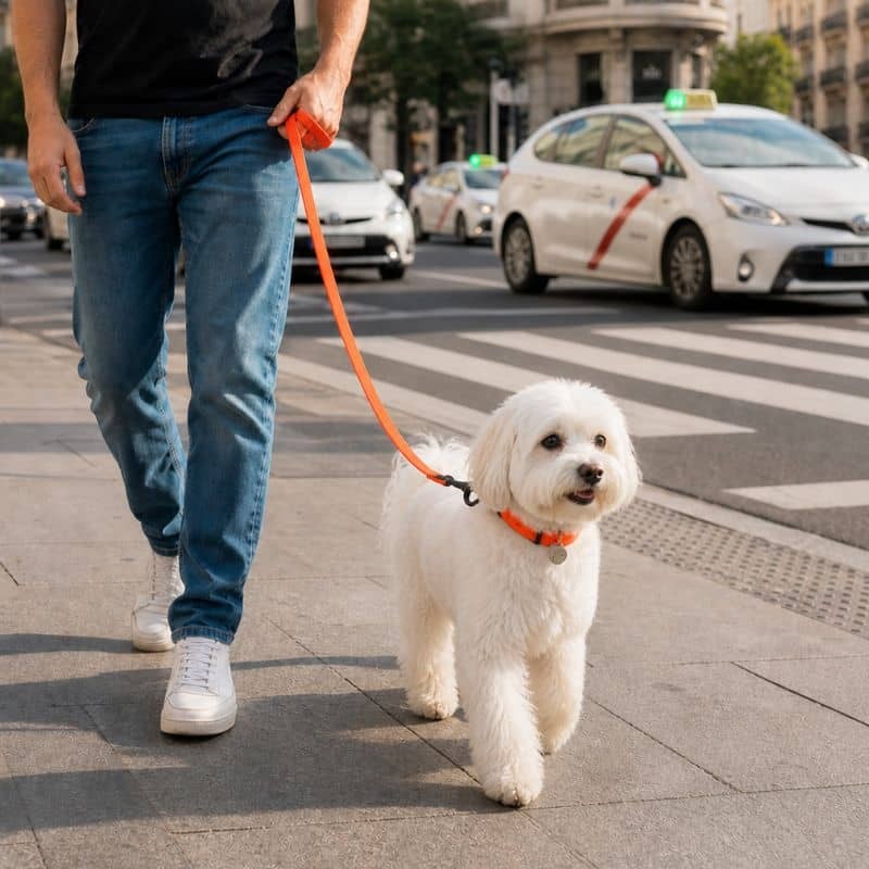 Correa para perros impermeable Glow