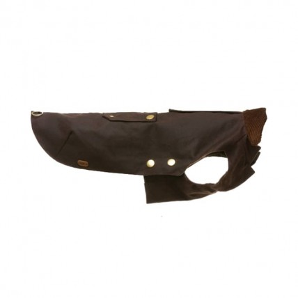 Abrigo tipo Barbour Brown